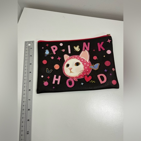 🇰🇷 Jetoy Korean Cat Cute Kawaii Makeup Zipper Pouch - Picture 5 of 6